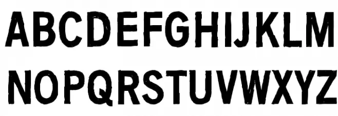 Black is not a color Font Litere mari