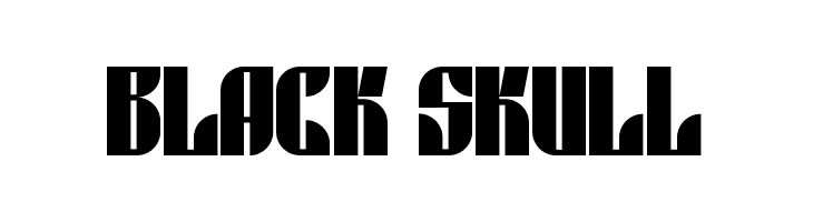 Black skull  免费字体下载