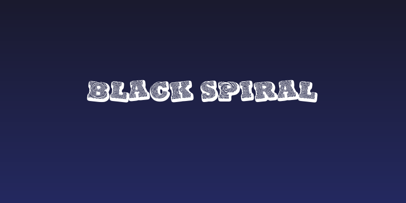 Black spiral Social Header