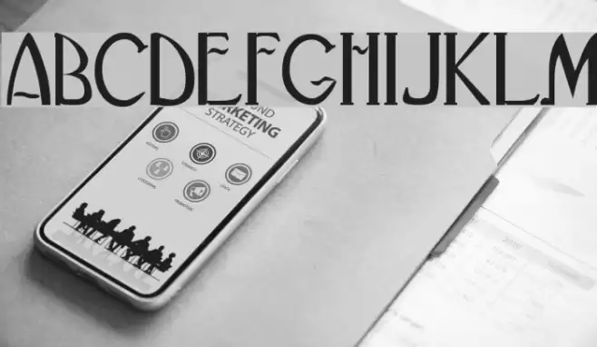BlackAdderII Font examples