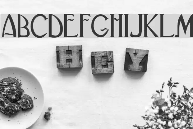 BlackAdderII Font examples