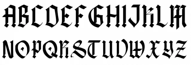 BlackAlberia Schriftart Groß