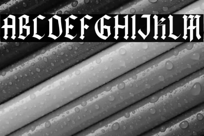 BlackAlberia Font examples