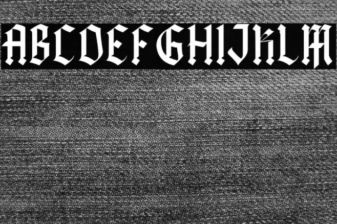 BlackAlberia Font examples