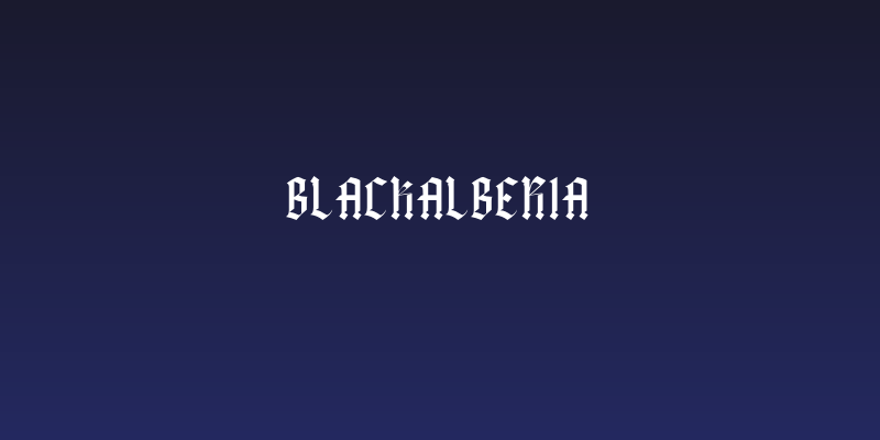 BlackAlberia Social Header