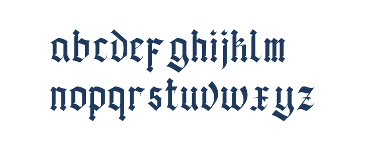 BlackAlberia Lowercase