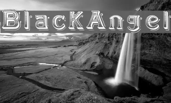 BlackAngel Font examples