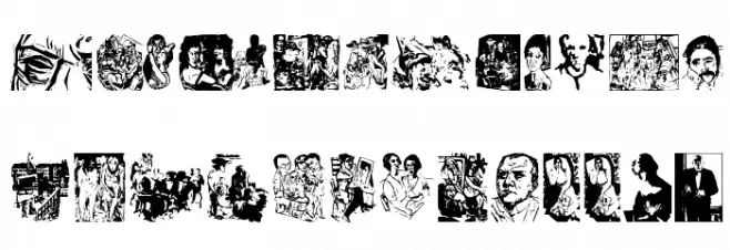 BlackBeckMan 字体 大写