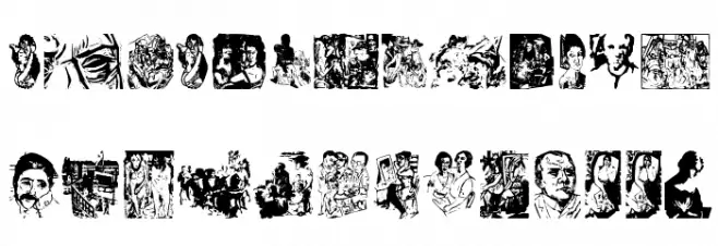 BlackBeckMan خط أحرف صغيرة