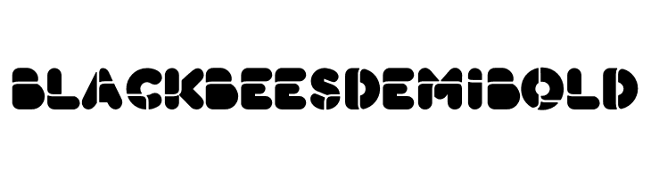 BlackBees DemiBold  フリーフォントのダウンロード