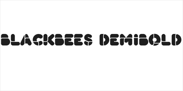 BlackBees DemiBold Logo