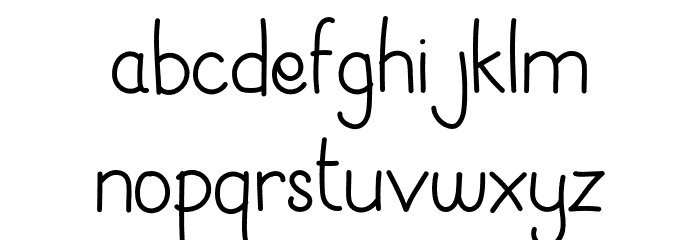 BlackBirdDEMO-Regular Font LOWERCASE