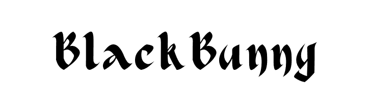 BlackBunny  Free Fonts Download