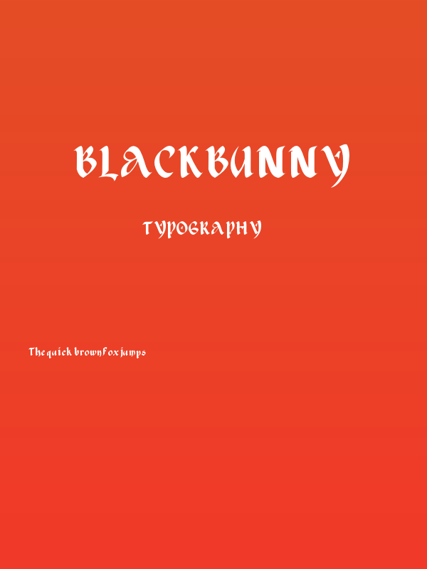 BlackBunny Poster