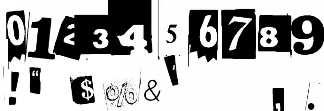 BlackCasper Font OTHER CHARS