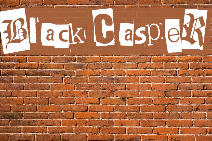 BlackCasper Fonte examples