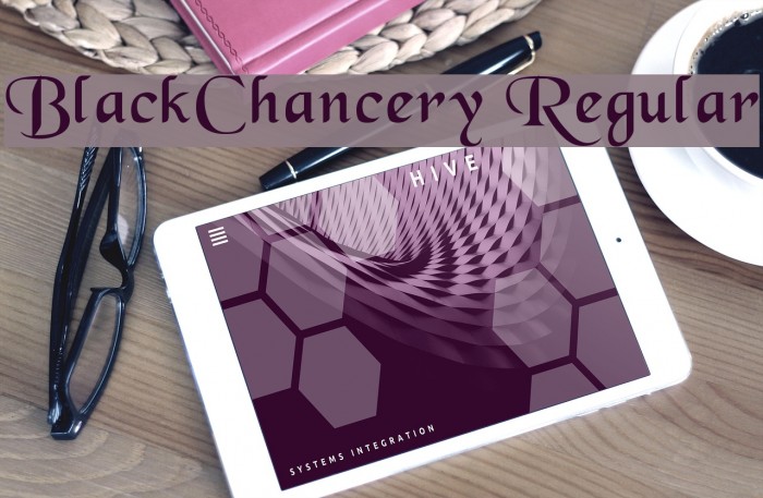 BlackChancery Regular Font examples