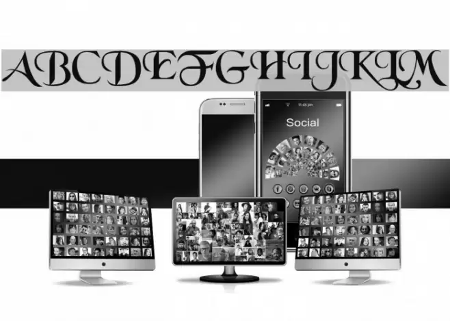 BlackChancery Font examples