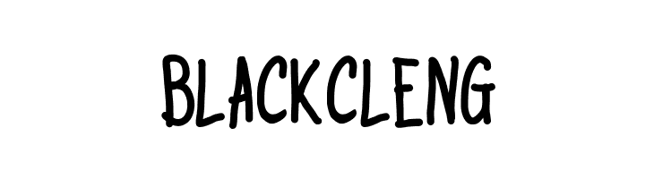 BlackCleng  baixar fontes gratis