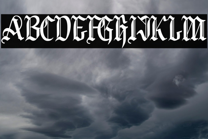 BlackCloverFont Example 2