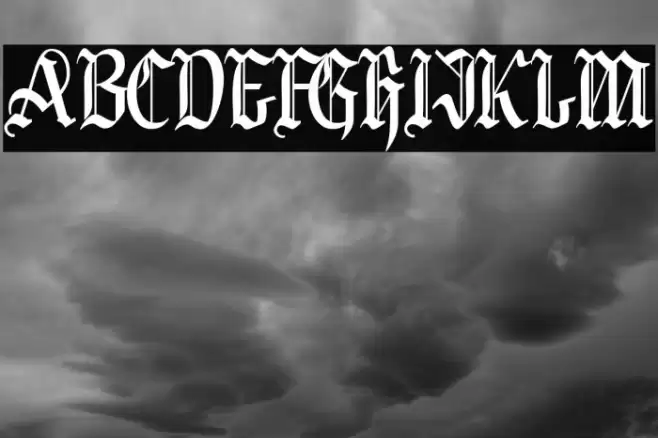 BlackCloverFont Font examples