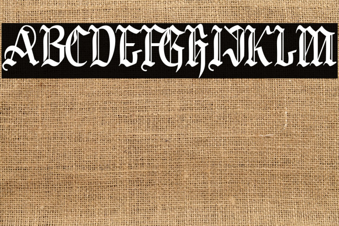 BlackCloverFont Example 3