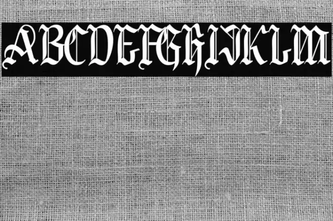 BlackCloverFont Font examples