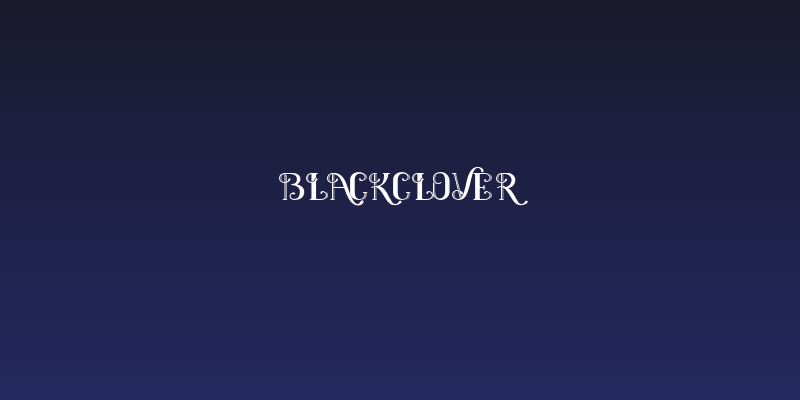 BlackClover Social Header