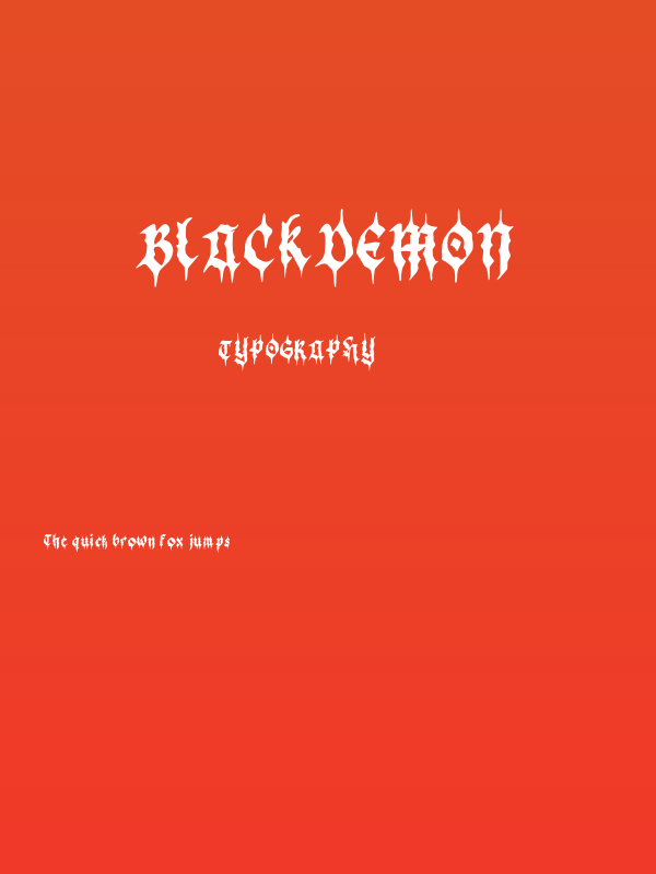 BlackDemon Poster