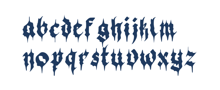 BlackDemon Lowercase