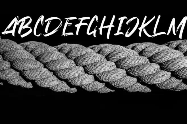 BlackDirty Font examples