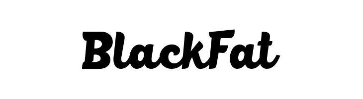 BlackFat  Free Fonts Download