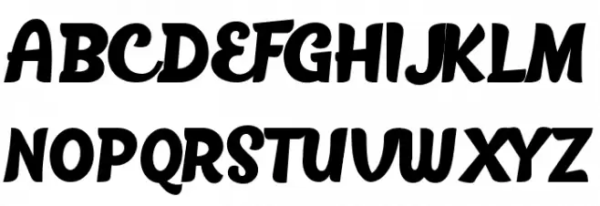 BlackFat Шрифта ВЕРХНИЙ