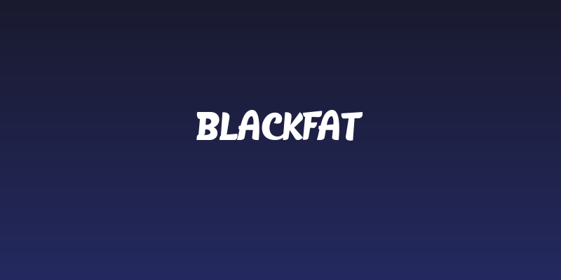 BlackFat Social Header