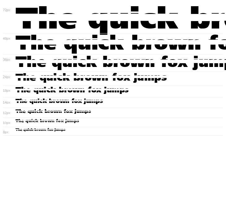 BlackGapSans Waterfall