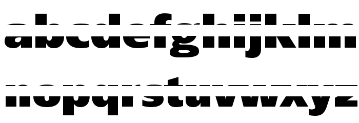 BlackGapSans Font LOWERCASE