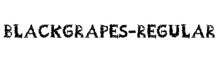 BlackGrapes-Regular Font
