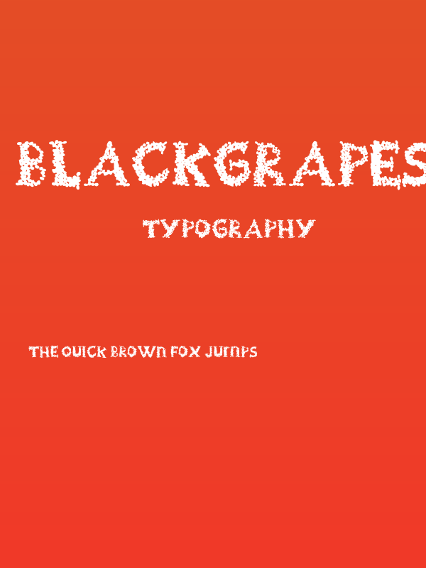 BlackGrapes-Regular Poster