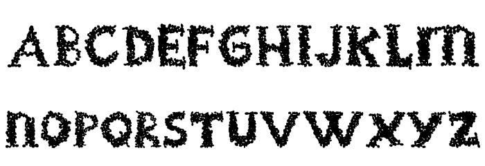 BlackGrapes-Regular Font Litere mici