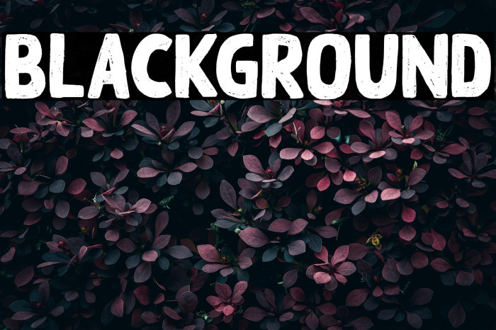 BlackGround Example 1