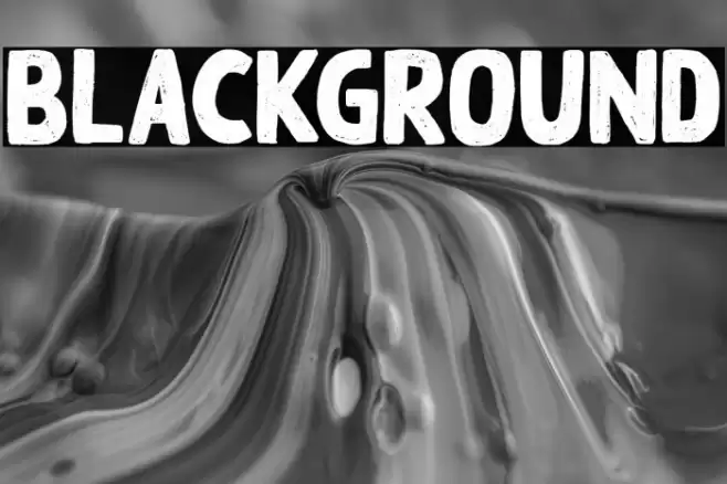 BlackGround Font examples
