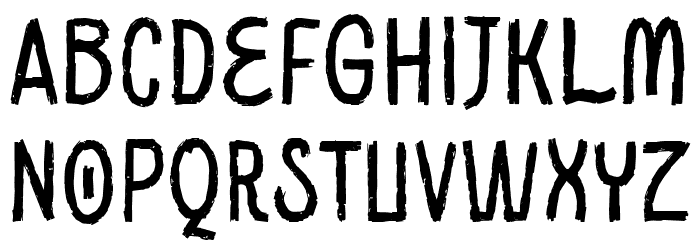 BlackGrounds-Regular Font LOWERCASE
