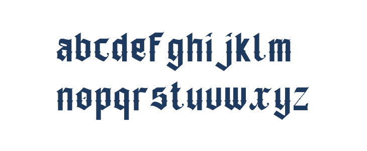 BlackGunslinger Lowercase