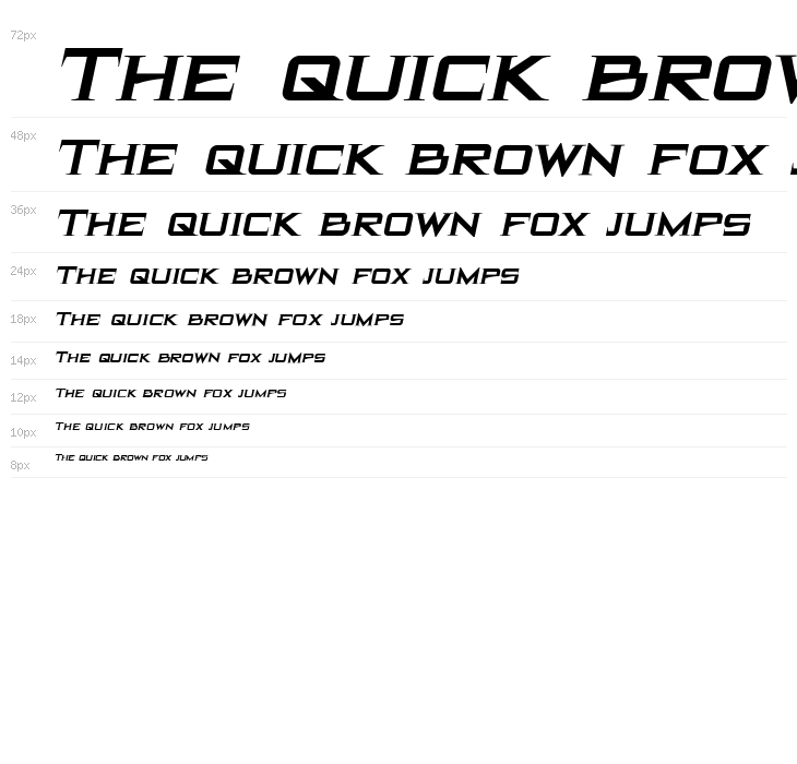 BlackHole BB Italic Waterfall