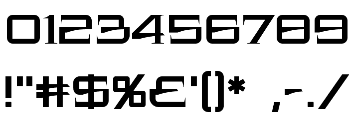 BlackHole BB Font OTHER CHARS