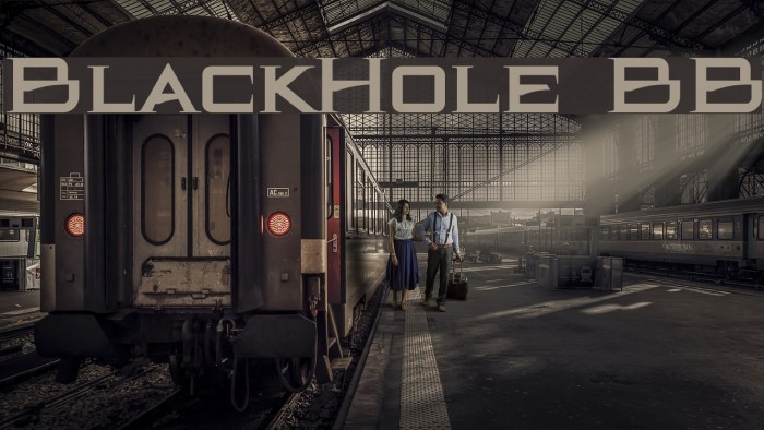BlackHole BB Font examples
