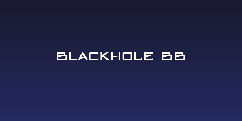 BlackHole BB Social Header