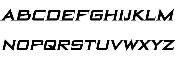 BlackHoleBB-Italic Font LOWERCASE