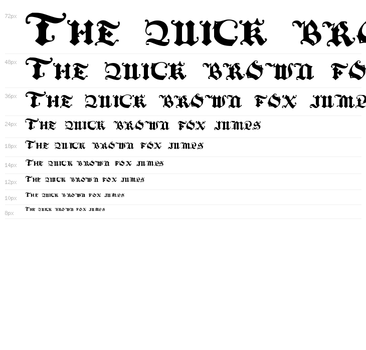 BlackInitialText Waterfall