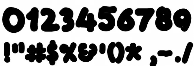 BlackIsBeauty Font Alte caractere